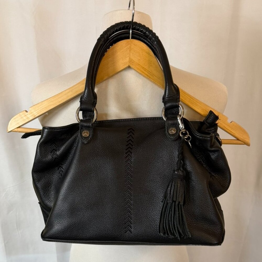 The SAK Black Pebble Grain Leather Purse
